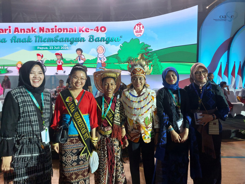 ANAK SMATER, WAKILI NTT DALAM RANGKA HARI ANAK NASIONAL KE 40 DI JAYAPURA